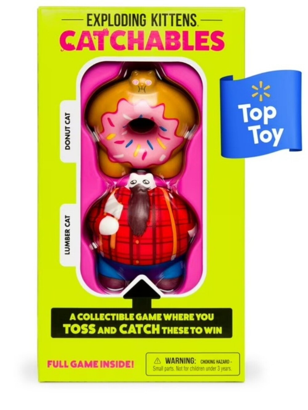 Catchables Donut Cat & Lumber Cat Figure Set
